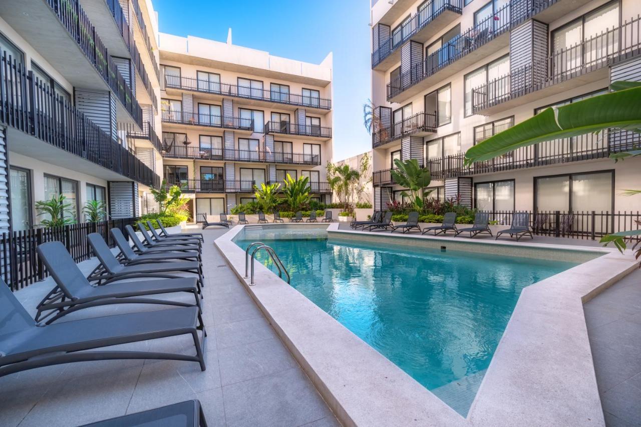 Fancy 3 Bedroom In Downtown Playa Rooftop Pool Gym Apartamento Playa del Carmen